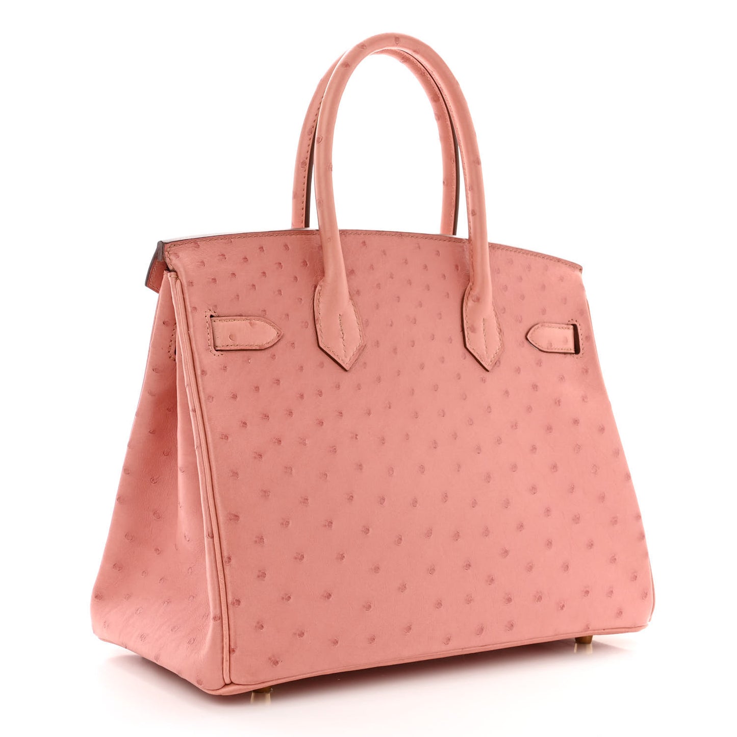 Ostrich Birkin 30 Terre Cuite
