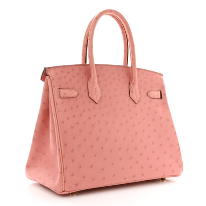 Hermes Ostrich Birkin 30 Terre Cuite 3 of 13
