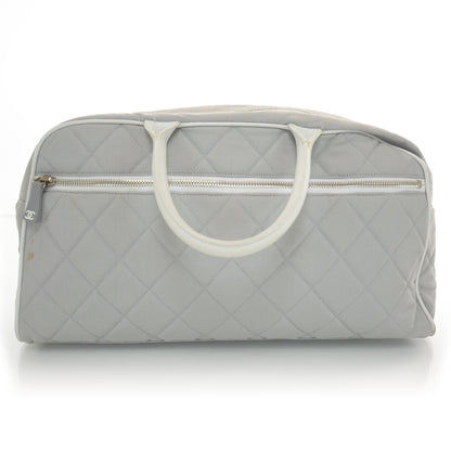 Chanel Stretch Canvas Boston Light Gray 3 of 8
