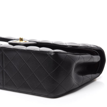 Chanel Lambskin Quilted Jumbo Double Flap Black 8 of 12