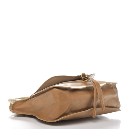 Chloe Metallic Calfskin Medium Marcie Satchel Brown 4 of 11