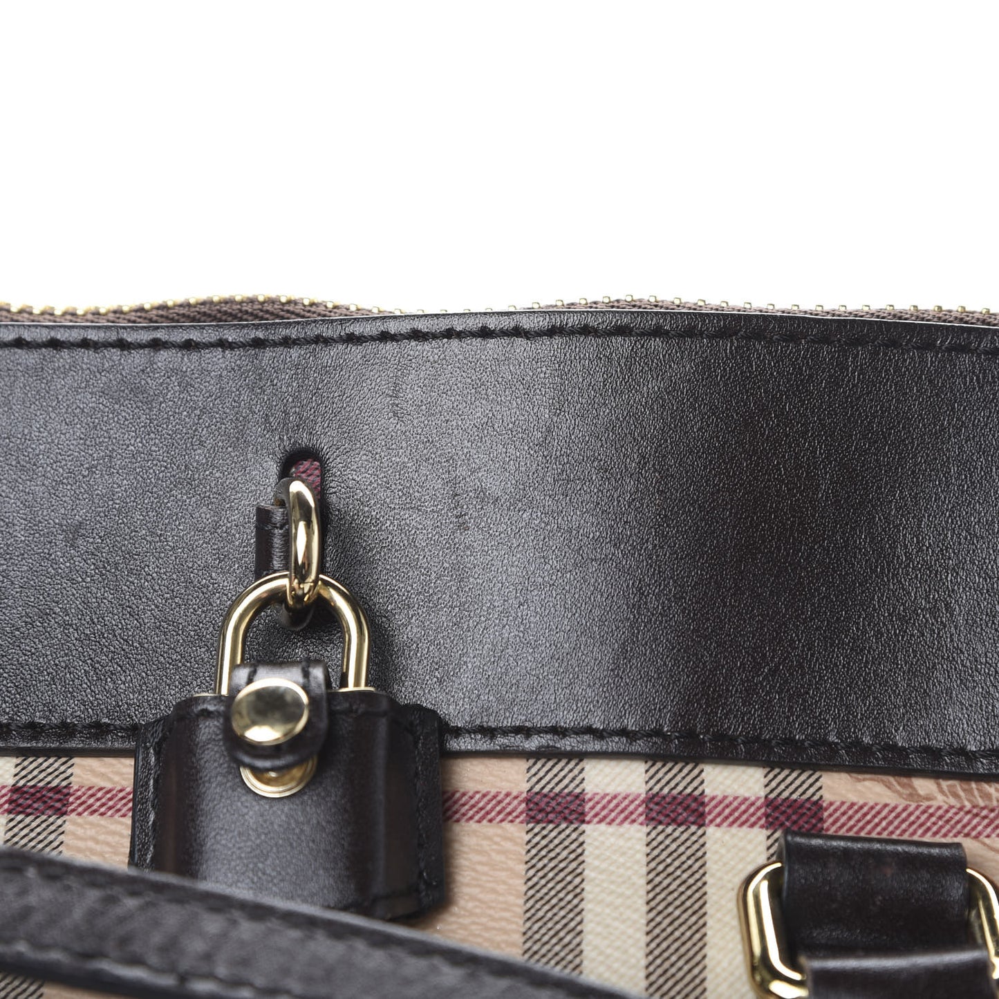 Haymarket Check Medium Primrose Tote Chocolate