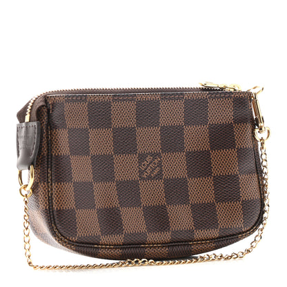Louis Vuitton Damier Ebene Mini Pochette Accessories 3 of 7