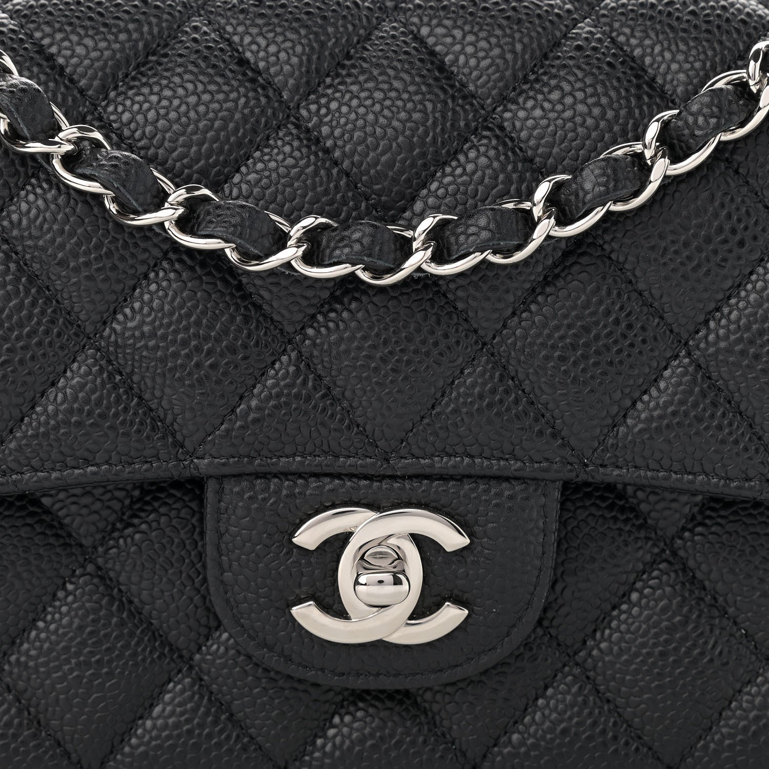 Chanel Caviar Quilted Small Double Flap Black 7 of 10