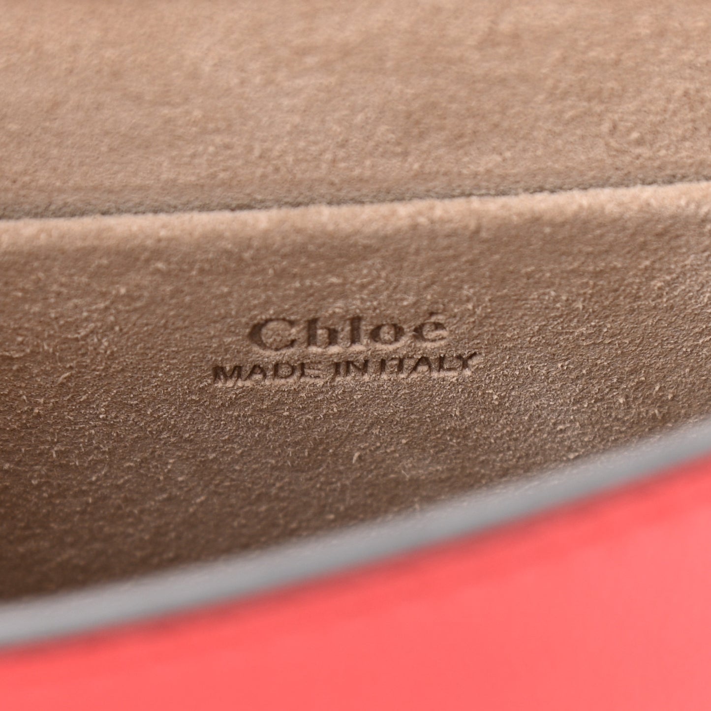 Calfskin Small Nile Bracelet Bag Earthy Red