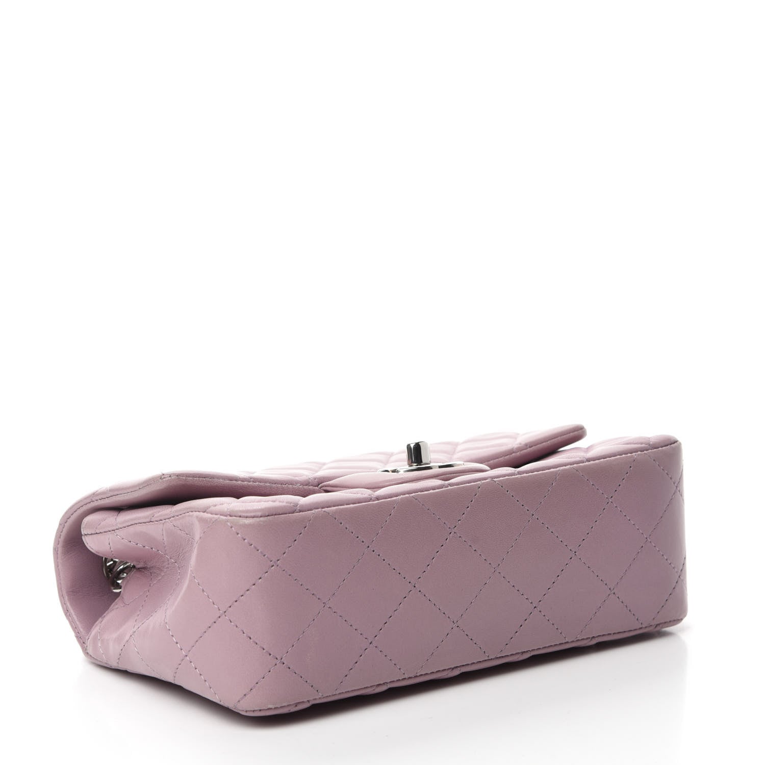 Chanel Lambskin Quilted Mini Rectangular Flap Light Purple 4 of 11