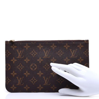 Louis Vuitton Monogram Neverfull MM GM Pochette 2 of 10