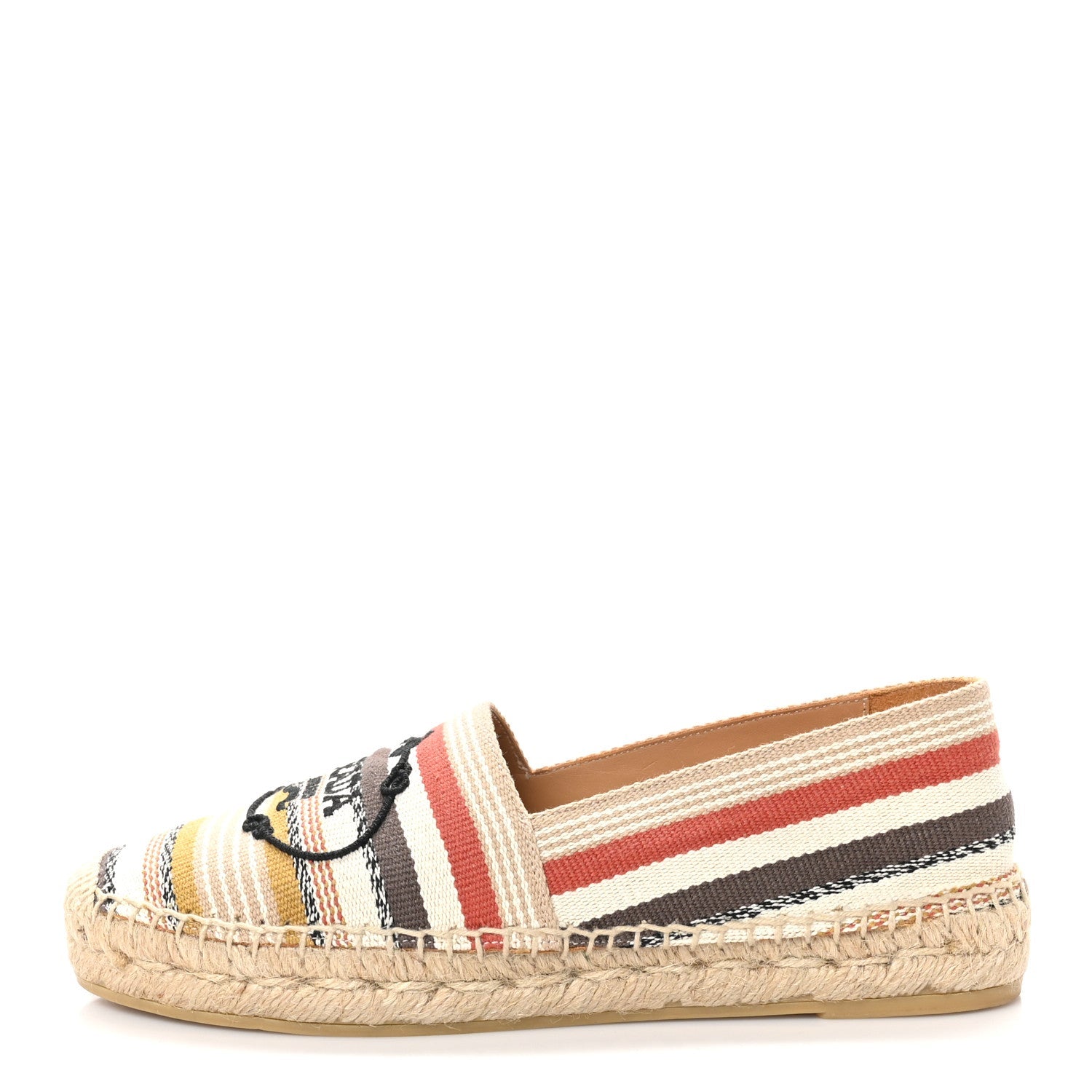 Prada Canvas Logo Espadrilles 36 Corda 1 of 8