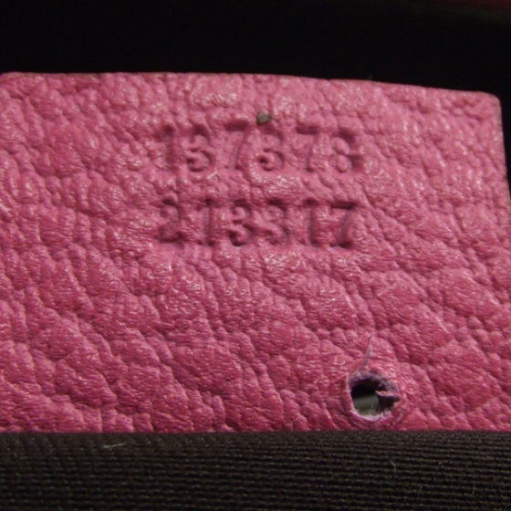 Gucci Calfskin Bamboo Anita Top Handle Bag Pink 8 of 9