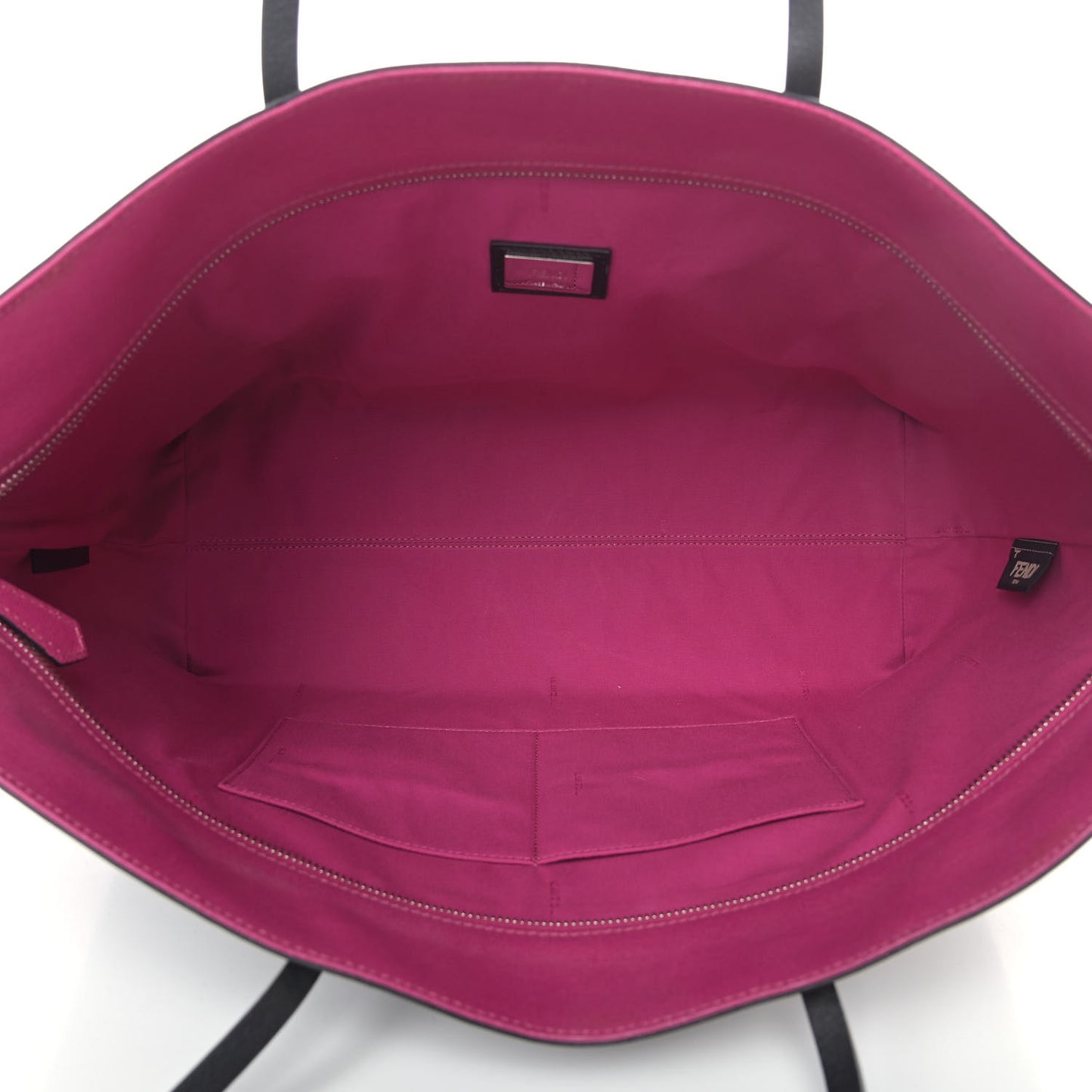 Vitello Elite Cuoio Monster Buggies Medium Roll Tote Carbone Black Multicolor Magenta