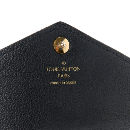Louis Vuitton Calfskin Double V Wallet Black 8 of 10