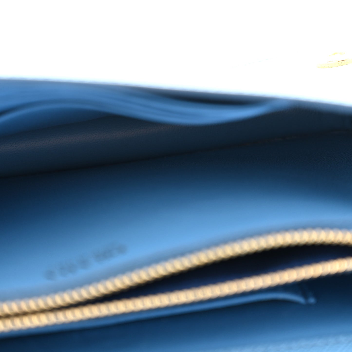 Saffiano Lux Chain Wallet Mare