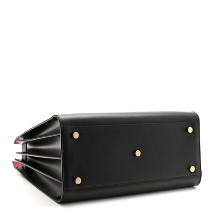 Saint Laurent Calfskin Small Sac De Jour Black Fuchsia 4 of 10