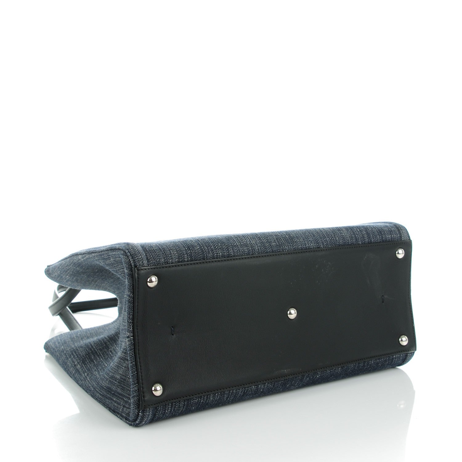 Fendi Denim Large 3Jours Tote Blue 4 of 8