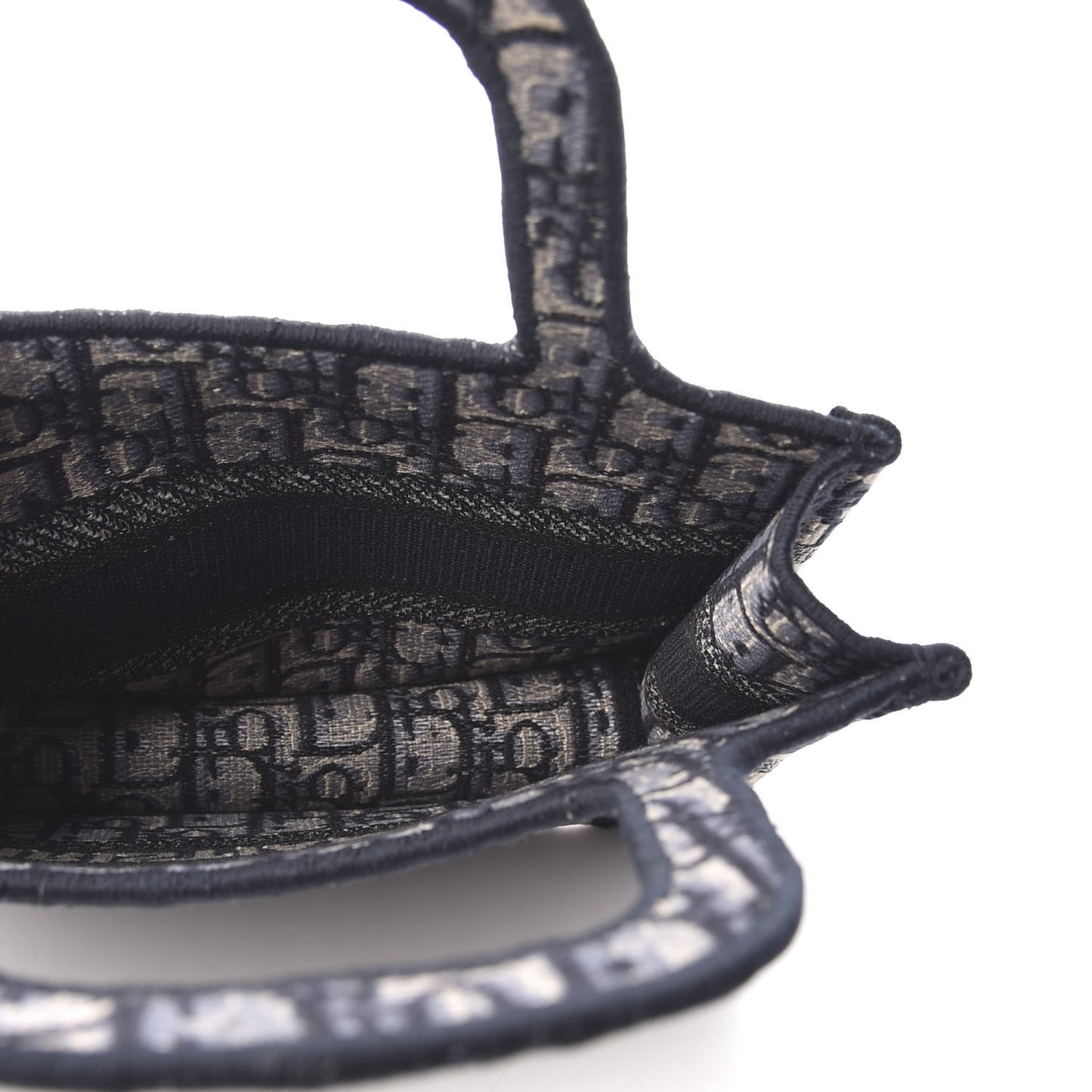 Oblique Mini Book Tote Blue Multicolor