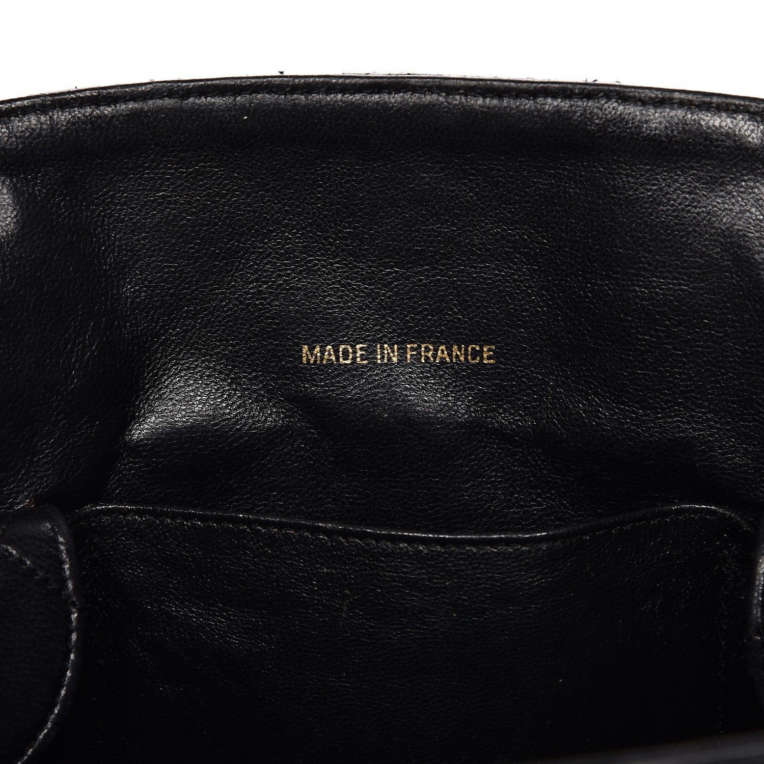 Chanel Lambskin Quilted Shopper Tote Black 6 of 9