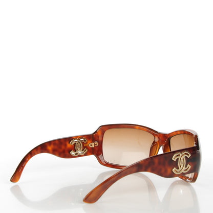 Chanel Tortoise Shell CC Sunglasses 6018 3 of 6