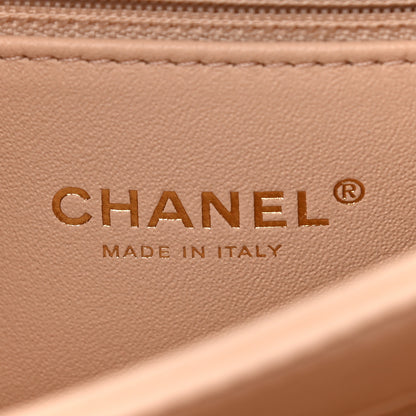 Chanel Lambskin Quilted Medium Trendy CC Flap Dual Handle Bag Beige 6 of 9
