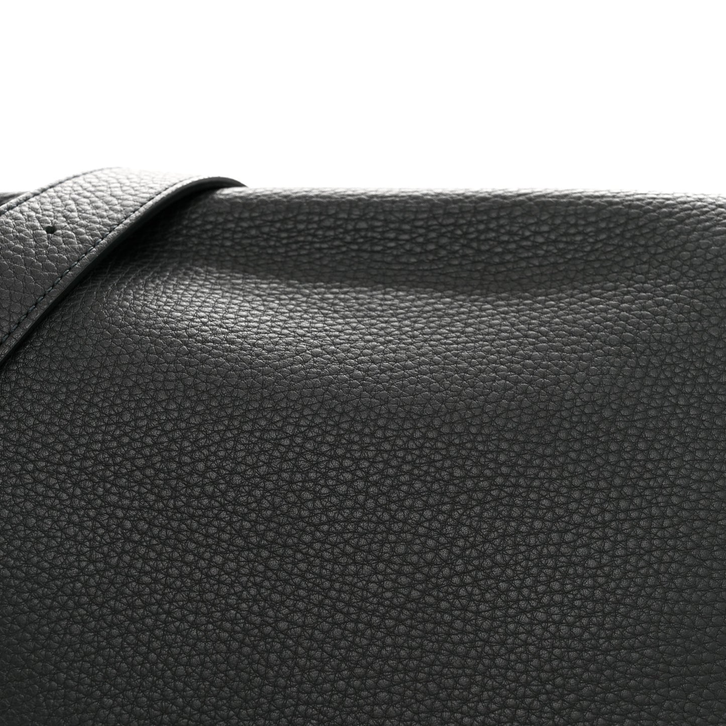 Calfskin Small Mail Bag Bottle Green