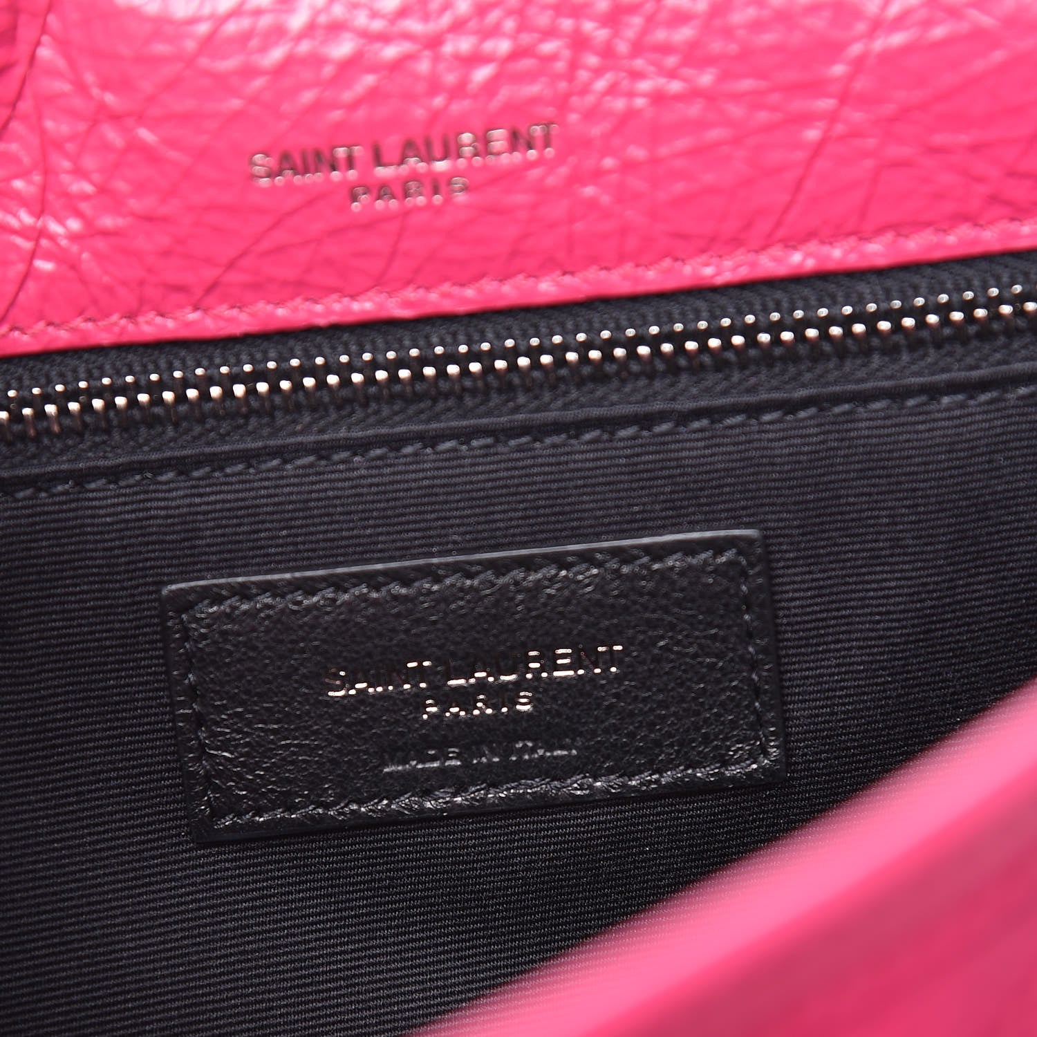 Saint Laurent Crinkled Calfskin Matelasse Monogram Medium Niki Chain Satchel Freesia 8 of 9