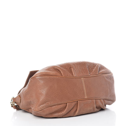 Fendi Crinkled Lambskin Mia Shoulder Flap Camel 4 of 20