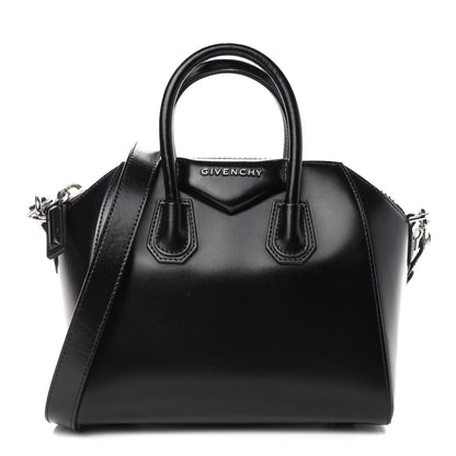 Givenchy Shiny Lord Calfskin Mini Antigona Black 1 of 10