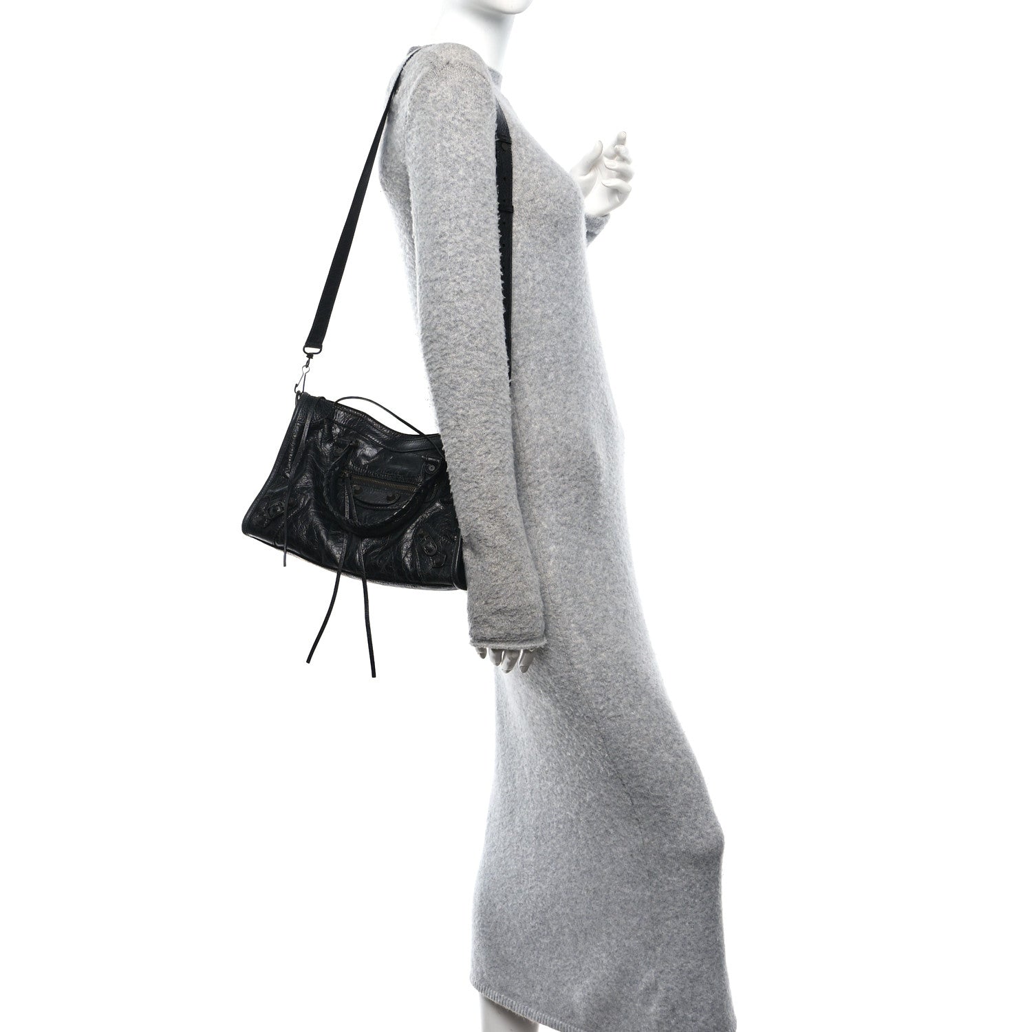 Balenciaga Agneau Arena Classic Hardware Small Le City Black 2 of 9