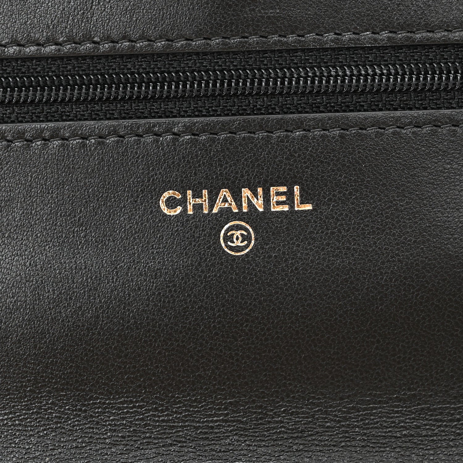 Chanel Lambskin Quilted Wallet On Chain WOC Black 6 of 11