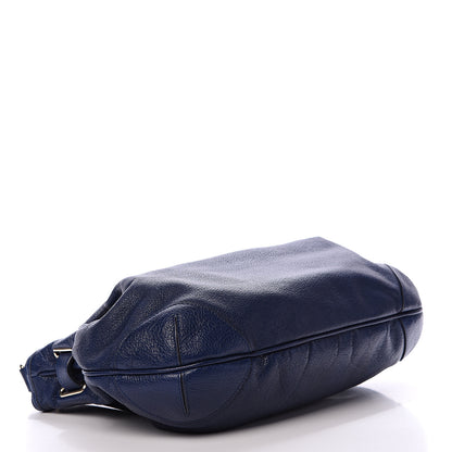 Burberry Grainy Calfskin Wilenmore Hobo Blue 3 of 12