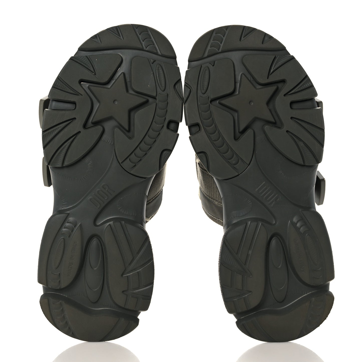 Technical Fabric D-Wander Slide Sandals 38 Kaki