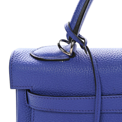 Hermes Togo Kelly Retourne 32 Bleu Electrique 12 of 17
