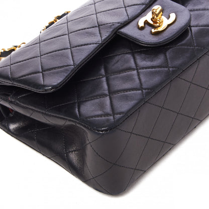 Chanel Lambskin Quilted Small Double Flap Black 6 of 9