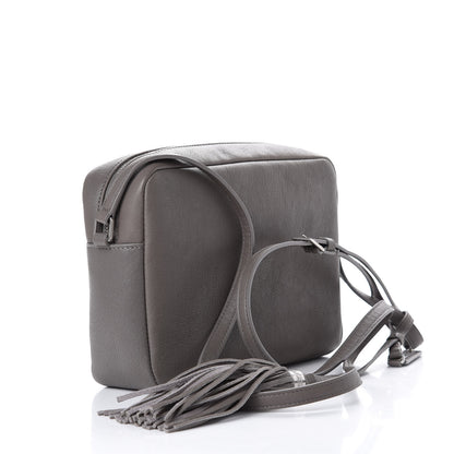 Saint Laurent Lambskin Monogram Small Lou Camera Bag Asphalt 3 of 12
