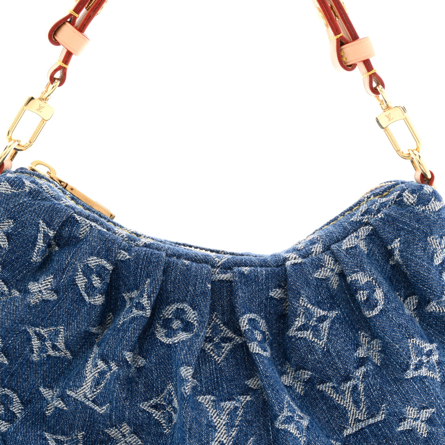 Monogram Denim Pochette Valley Blue