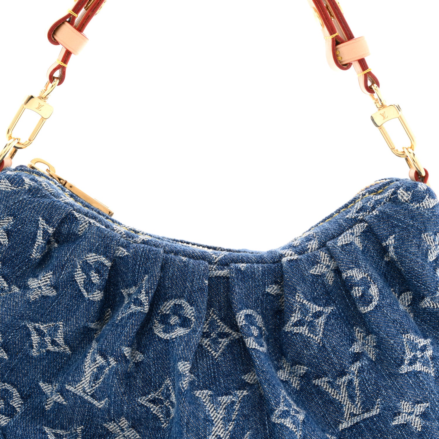 Louis Vuitton Monogram Denim Pochette Valley Blue 7 of 10