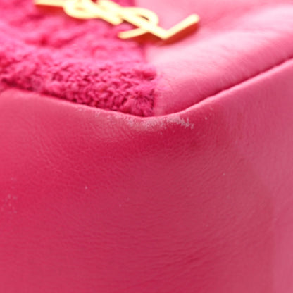 Saint Laurent Boucle Jaime Cube Charm Keychain Magenta 7 of 8