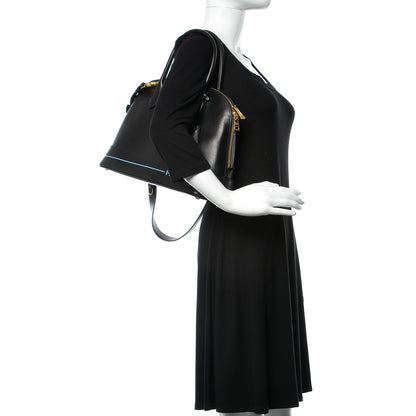 Prada City Calfskin Mirage Promenade Tote Black 3 of 12
