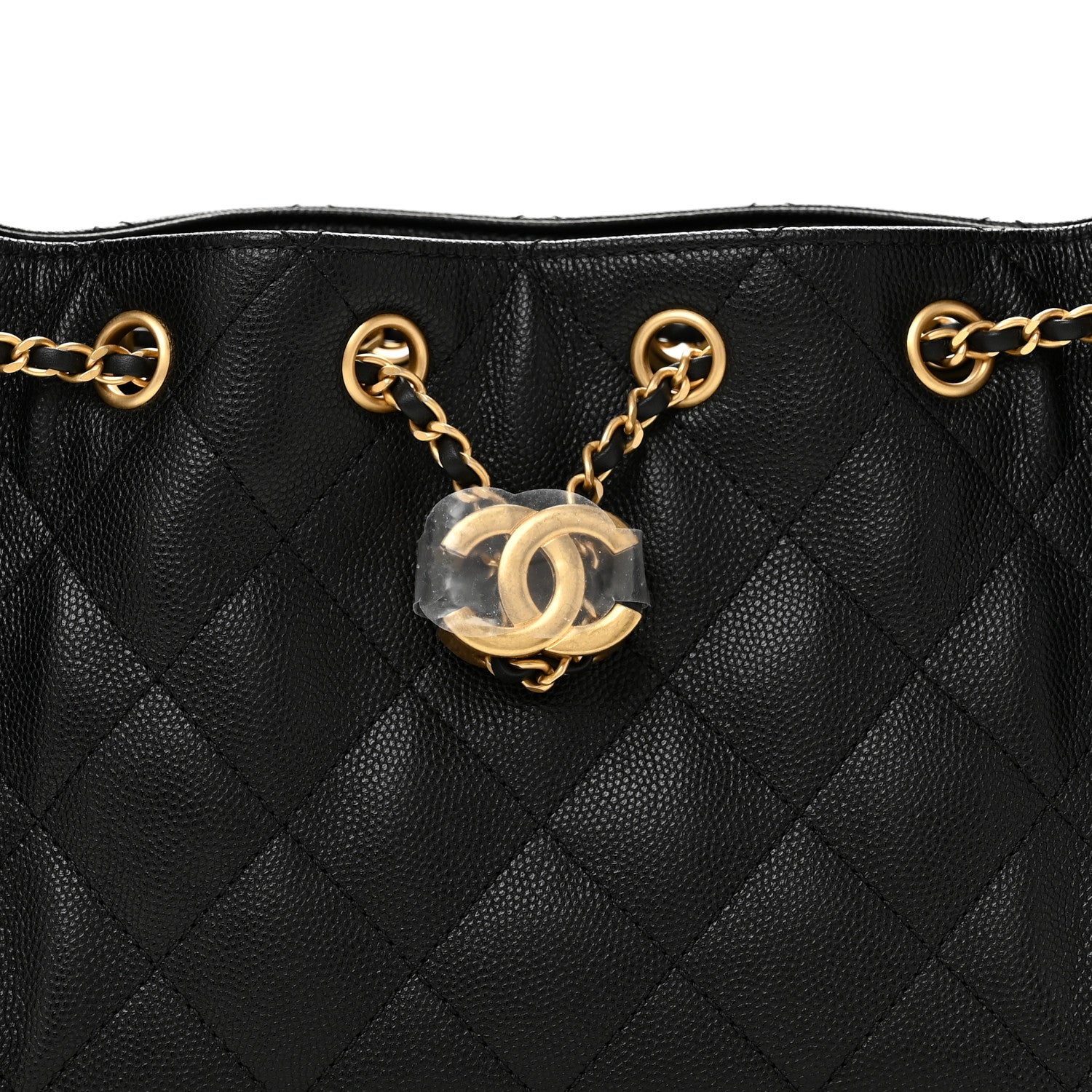 Chanel Caviar Quilted Mini Chanel 25 Handbag Black 8 of 11