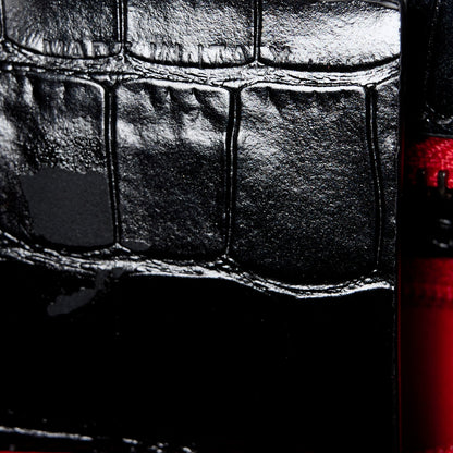 Christian Louboutin Calfskin Crocodile Embossed Mini Paloma Black 11 of 11