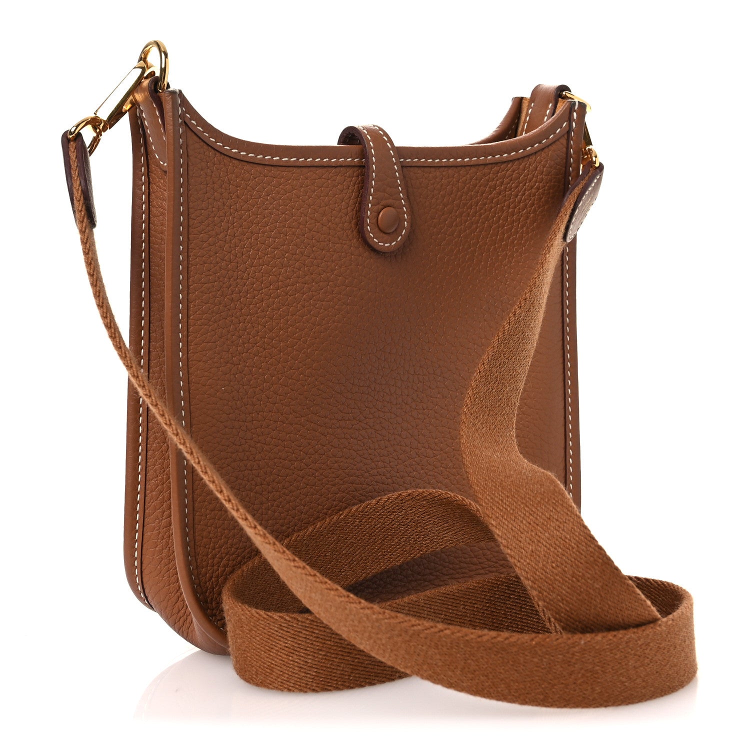 Hermes Taurillon Clemence Evelyne TPM Gold 3 of 13