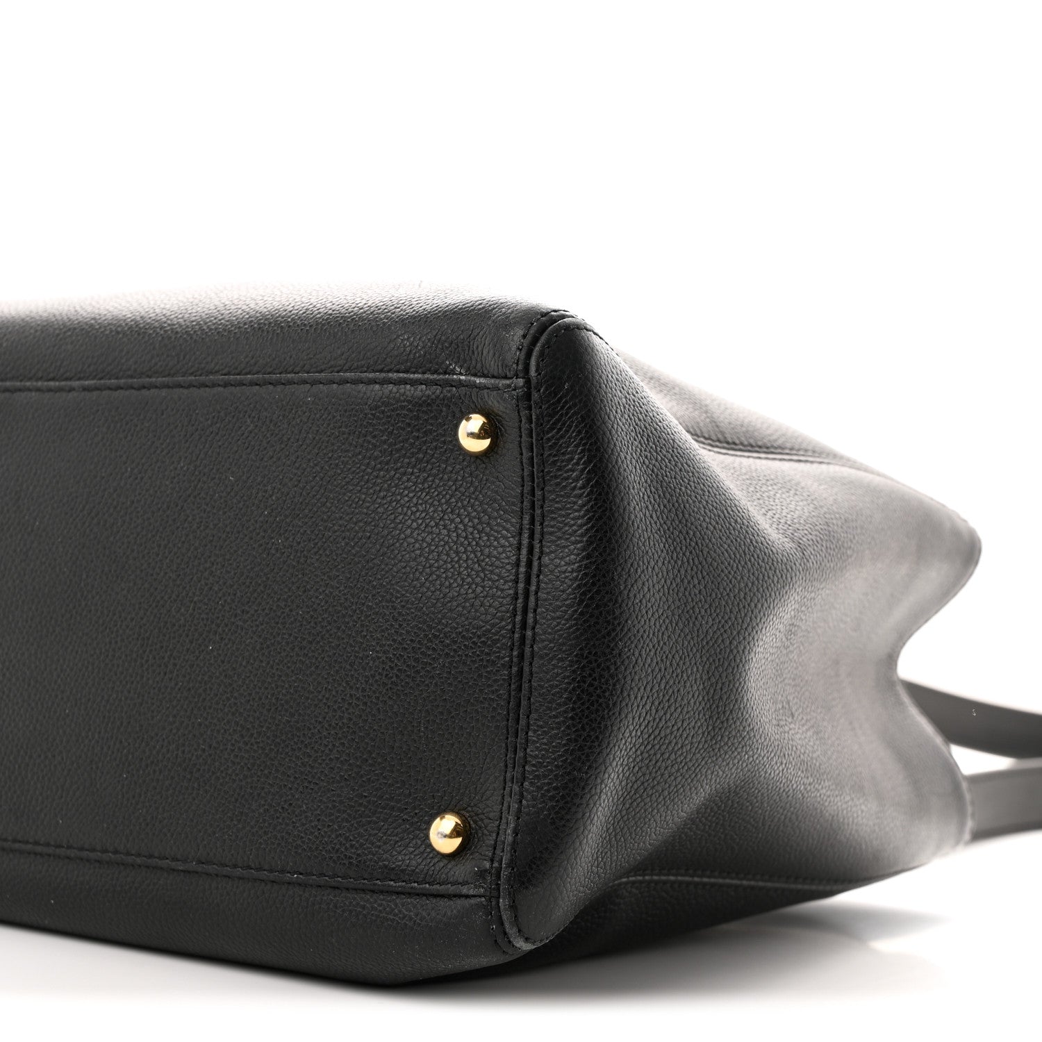 Chanel Calfskin Cerf Executive Shopper Tote Black 11 of 12