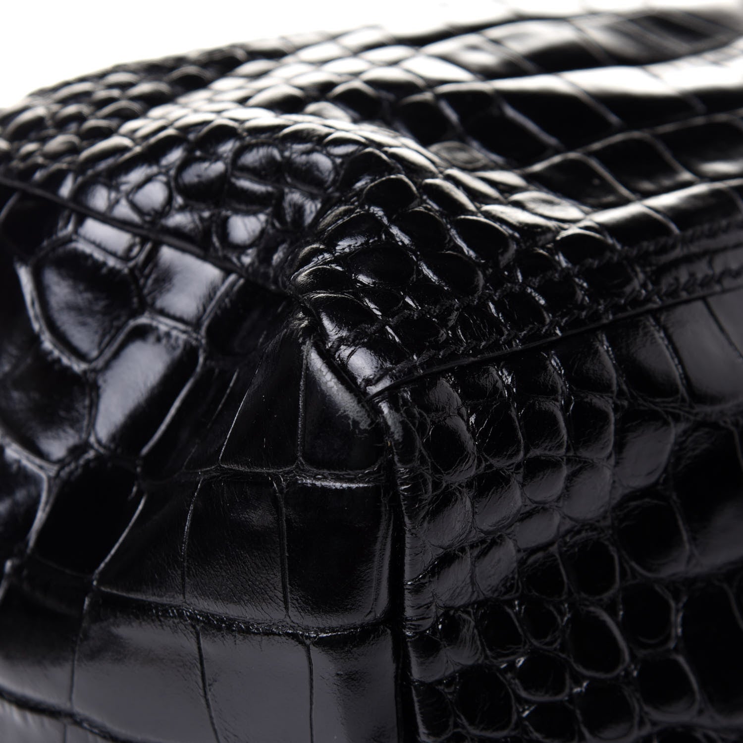 Givenchy Calfskin Crocodile Embossed Small Pandora Black 12 of 13