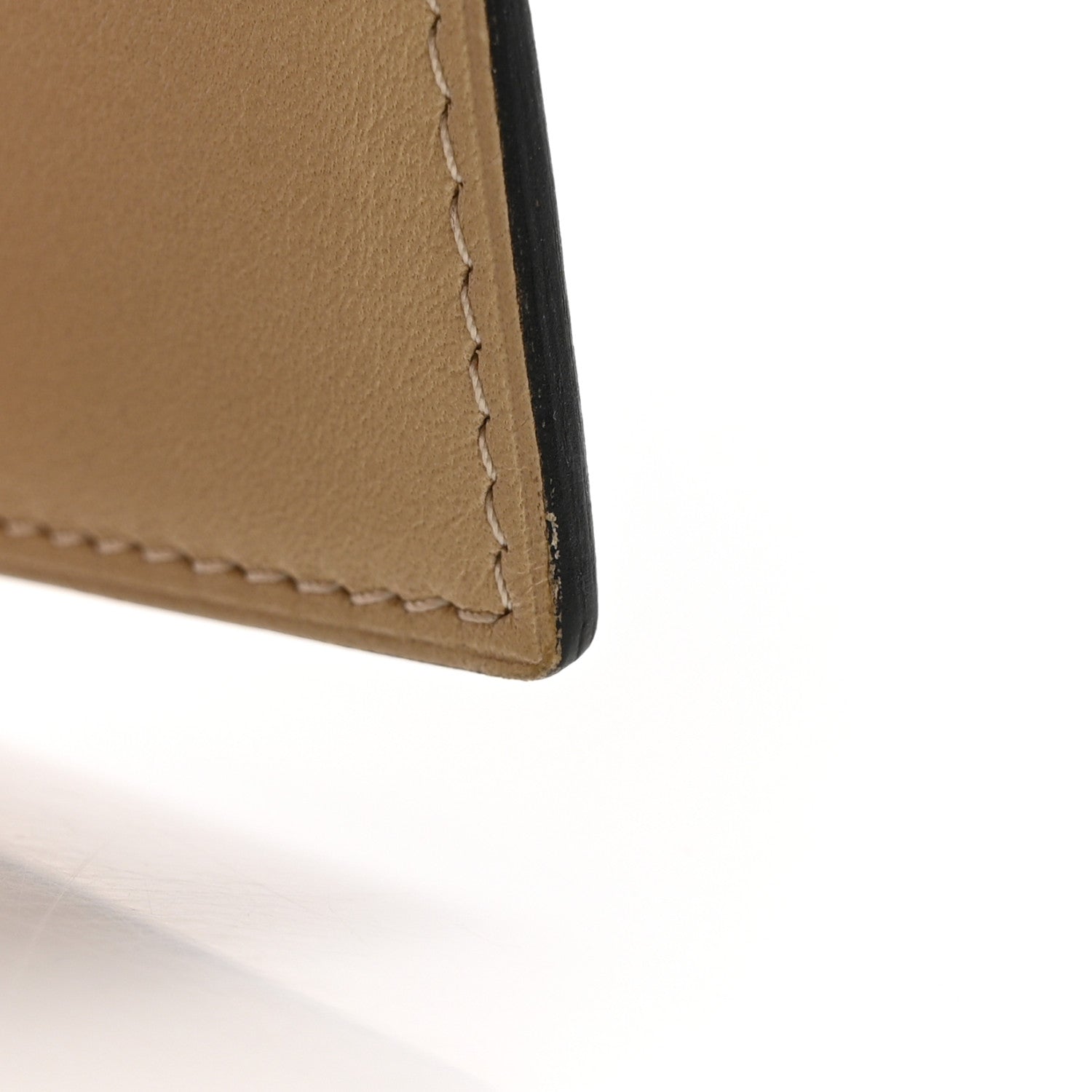 Hermes Sombrero Togo Chevre Mysore Historie Naturelle Petit H Card Holder Nata Gold 9 of 10