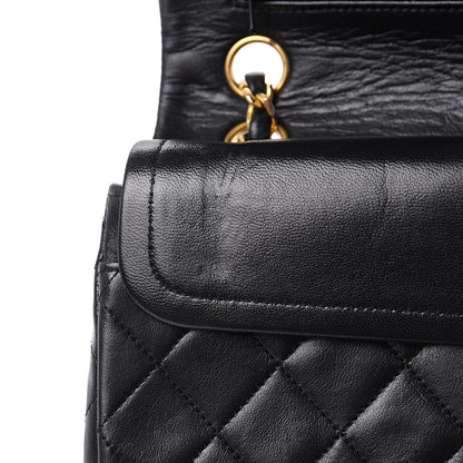Chanel Lambskin Quilted Small Double Flap Black 11 of 21