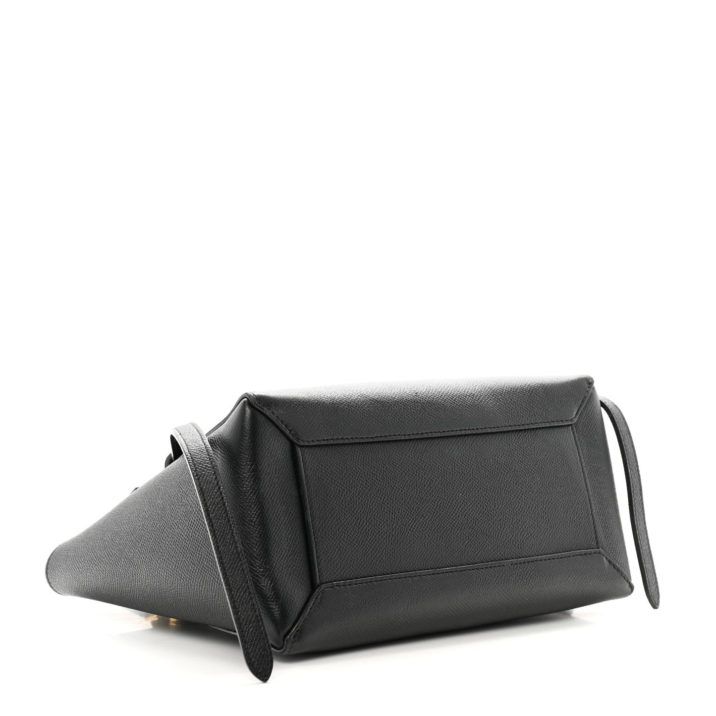 Grained Calfskin Micro Belt Bag Black