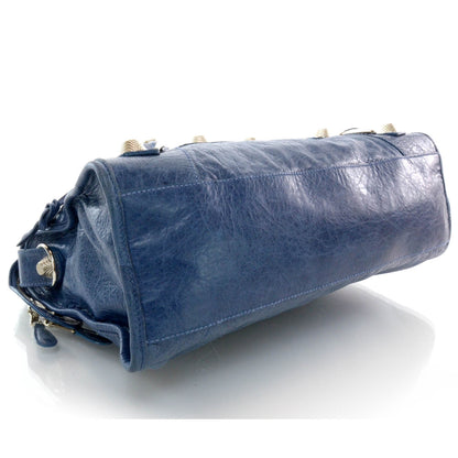 Balenciaga Chevre Giant 21 Silver Hardware City Ocean 4 of 9