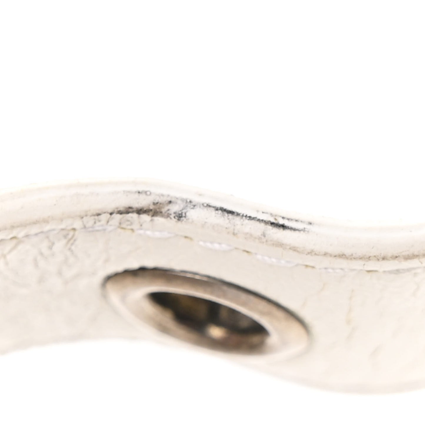 Agneau Arena Le Cagole Bucket Bag XS Optic White