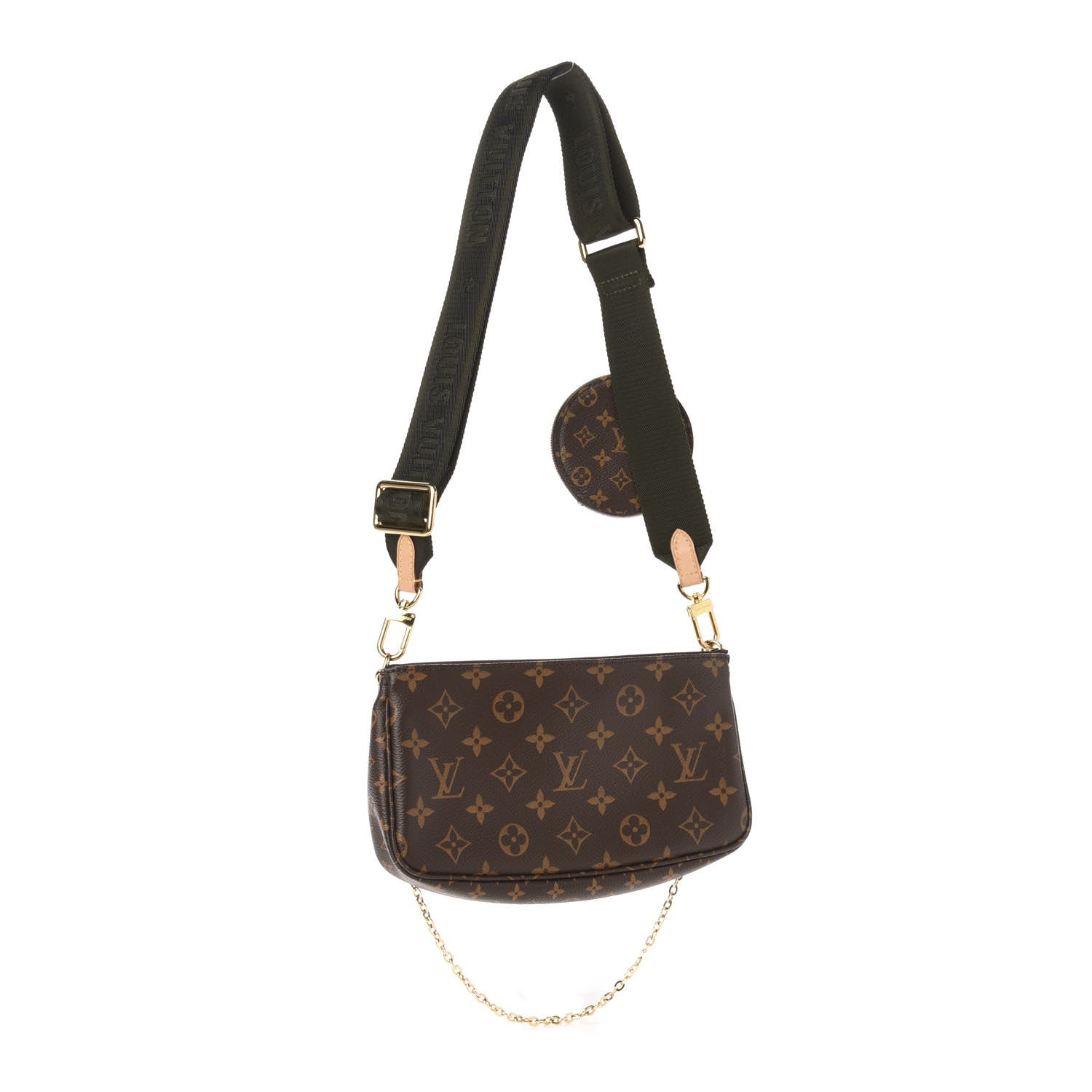 Louis Vuitton Monogram Multi Pochette Accessories Kaki 3 of 13