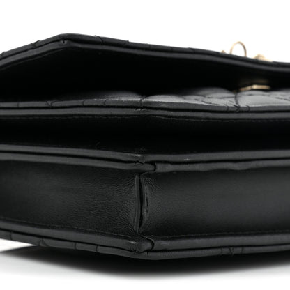 Christian Dior Lambskin Cannage Mini My Dior Bag Black 9 of 9