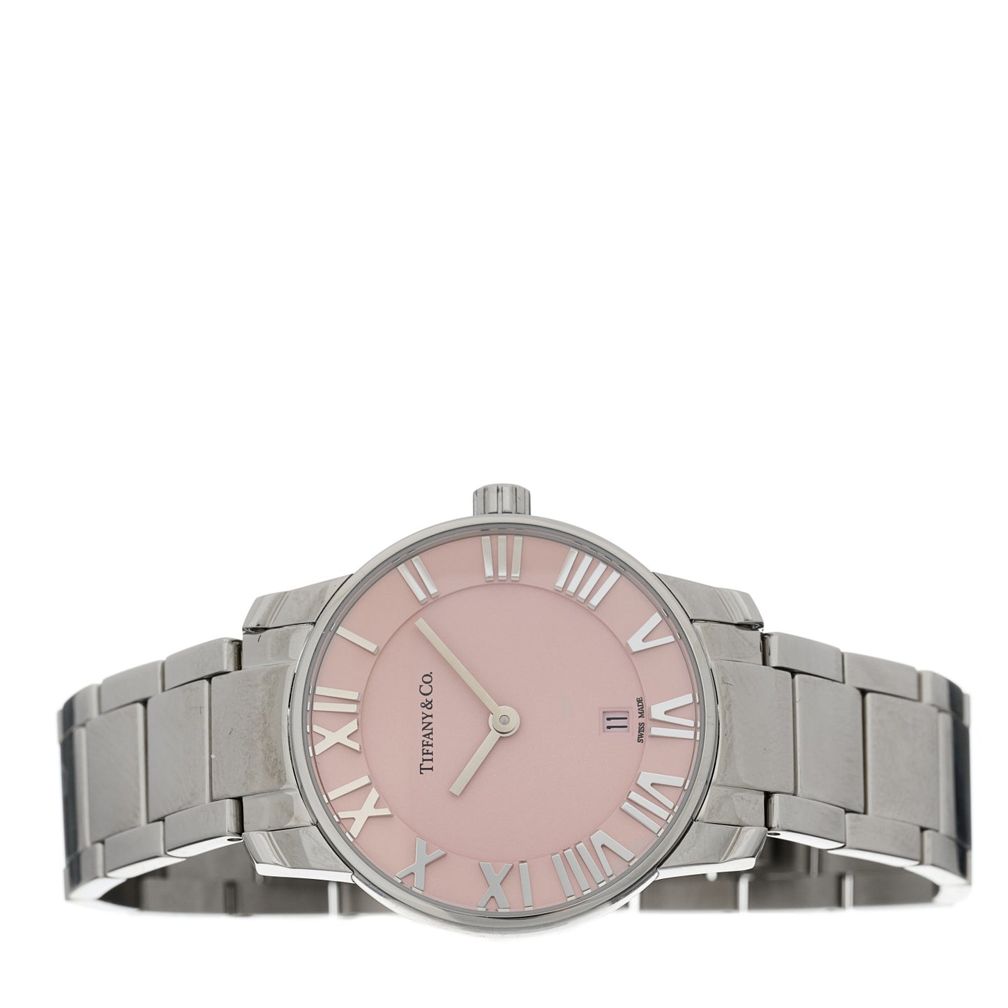 Stainless Steel 29mm Atlas 2-Hand Quartz Watch Pink